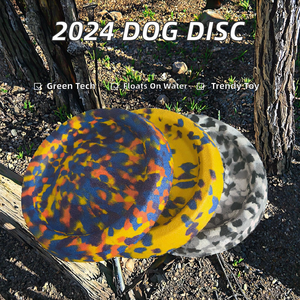 <b>EVA</b> Floating Flying Disc Toy for Dogs Camouflage Style Lightweight Fetch Training bee for Outdoor Water Play - Product Image 2