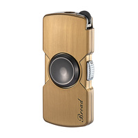 Mini briquet fidget spinner en métal avec meule à aiguiser, allumage direct, premium, coupe-vent, jouet anti-stress, cadeau