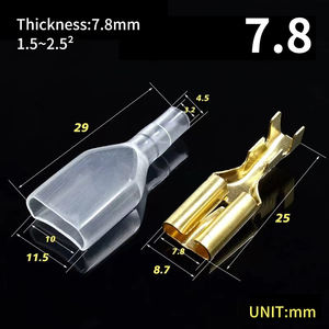 Обжимные клеммы с гнездовой ЛОПАТКОЙ, 4,8 мм - Product Image 6