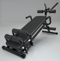Banc de musculation multifonctionnel de qualité commerciale Ab Coaster réglable pour abdominaux et exercices de musculation