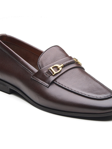 Zapatos formales de cuero genuino para hombre con logotipo personalizado, zapatos de vestir para oficina, calzado de lujo de cuero suave y cómodo, OEM - Product Image 4