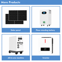 Batería de Pared o de Pie LiFePO4 de 51.2V, 16kWh, 20kWh, 32kWh, Almacenamiento de Energía de 10KW, CAN RS485 para Sistema Solar Doméstico