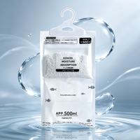 Sachet déshumidificateur anti-moisissure au chlorure de calcium, absorbant d'humidité solide jetable, à suspendre pour la maison