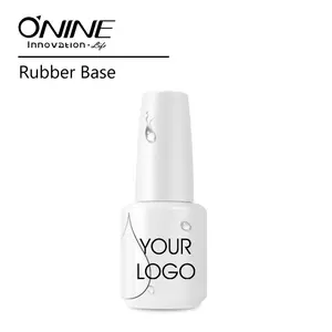 Nail Salon Bulk private label Rubber base coat UV LED nail polish gel Anti-warping agent phototherapy nail polish