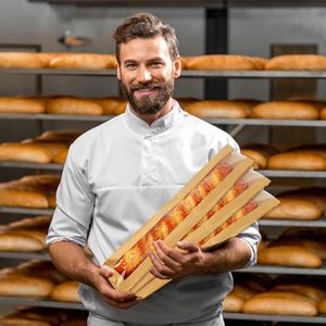 Sac en Papier Kraft Marron de Qualité Alimentaire pour Boulangerie, Transparent, Vente en Gros, pour <span class=keywords><strong>Pain</strong></span>, Croissant et Beignet - Product Image 4