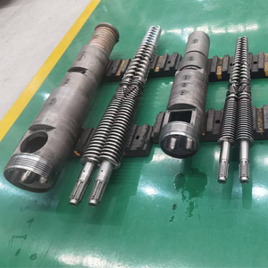 เครื่องอัดรีดแบบสกรูคู่ทรงกรวย 92/188  วัสดุไนไตรด์ 38CrMoALA สำหรับรีไซเคิลพลาสติก รุ่น HB280 HV900 แบบยาว - Product Image 4