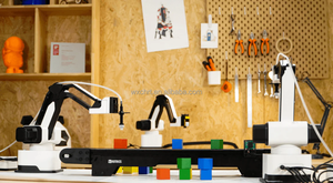 TEPKOBOT STEAM Lab, Brazo Robótico de Escritorio con Certificación CE para la Industria 4.0, 4 Ejes, Compatible con PLC Siemens, Kit de Visión y Transporte - Product Image 3