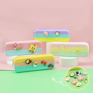 Personalized Colored <strong>Pencil</strong> <strong>Cases</strong> &amp; Cute DIY Charms <strong>Pencil</strong> Bag for Girls School &amp; Office Use - Product Image 6