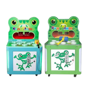 Máquina de Juego Arcade para Niños, Operada con Monedas, Juego Whack-a-Mole, Martillo para Golpear Ranas Locas - Product Image 1