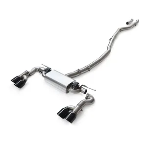 Tubo de Escape Automotriz Compatible con <span class=keywords><strong>BMW</strong></span> 320I/<span class=keywords><strong>328I</strong></span> F30 2.0t N20 <span class=keywords><strong>2012</strong></span>-2015, Escape de Calidad con Válvula, Sistema de Escape Cat Back de Alto Rendimiento - Product Image 1