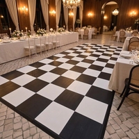 Dalles de sol en PVC à clipser robustes pour scène, événements, mariages, fêtes, utilisation intérieure et extérieure - Vente en gros