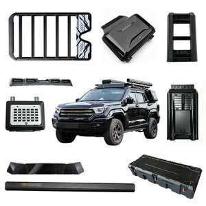 Cestas portaequipajes de aluminio para techo de coche, escalera lateral, caja lateral, tienda lateral, caja de techo, serie de carga para 400 kg - Product Image 1