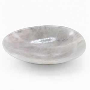 Magnifiques bols en quartz rose sculptés à la main en forme d'œuf - 5,5 pouces et 310 g (0,68 lb) - UN SEUL BOL - Product Image 2