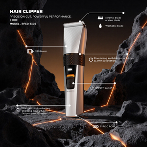 Máquina de Cortar <span class=keywords><strong>Cabello</strong></span> Profesional para Salón y Barbería, Cortadora de <span class=keywords><strong>Cabello</strong></span> Inalámbrica <span class=keywords><strong>El</strong></span>éctrica para Hombres - Product Image 2