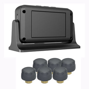 대형 트럭 태양열 디지털 게이지 용 Changxiao 무선 6 륜 TPMS 광업용 RFID 외부 튜브리스 타이어 밸브 센서 - Product Image 2