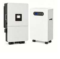 Kit complet de stockage d'énergie résidentiel Deye 5-12kW avec onduleur hybride et batterie au lithium LiFePO4 pour l'alimentation domestique