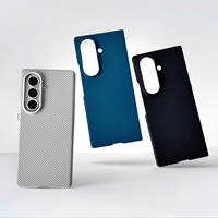 Étui magnétique pour Samsung Galaxy Z Fold 8 Fold8 Ultra, texture en fibre de carbone, coque de protection et protection d'écran en verre trempé