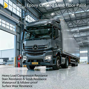 Peinture époxy pour sols en sable coloré, effet marbre, peinture époxy pour sols en sable coloré - Product Image 6