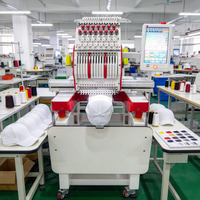 Machine à broder numérique à 9 aiguilles pour travaux de logo simples et complexes