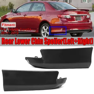 2 piezas de difusor de parachoques trasero para Toyota Corolla 2011 2012 2013, alerón inferior estilo S para parachoques trasero - Product Image 1