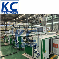 Ligne de production automatique de feuilles de marbre PVC 2026 KC, ligne de production de marbre artificiel, machine de fabrication, ligne d'extrusion de feuilles UPVC