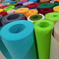 Bunt dick 1mm 2mm 3mm Polyester oder Wolle Nadel gestanzt Vlies DIY Filz Stoff