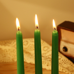 12 Uds. De velas sin perfume, decoración de fiesta de Hanukkah, decoración mágica colorida, juego de velas de pilar de cera de parafina para brujería - Product Image 5