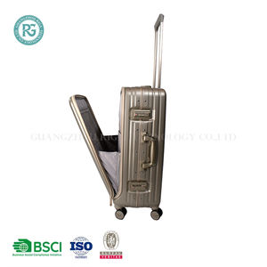 Front Open Aluminum Frame PC <strong>Suitcase</strong> With TSA Lock 360 Spinner Wheels Fashionable Light Weight 4 Wheel Business Travel - Product Image 2