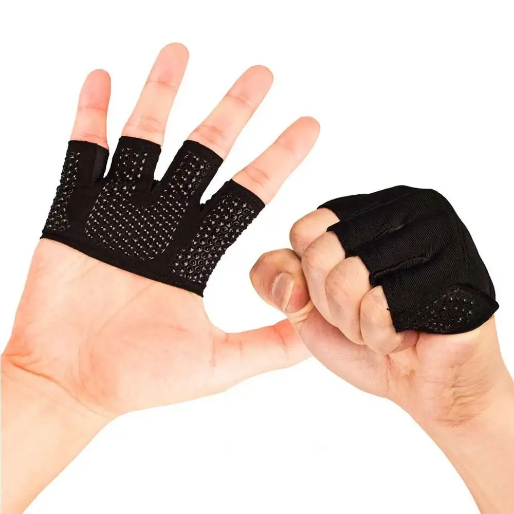 Перчатки с полупальцами для мужчин и женщин, для тренировок и тяжелой атлетики, бодибилдинга, защита рук, спортивные перчатки для спортзала