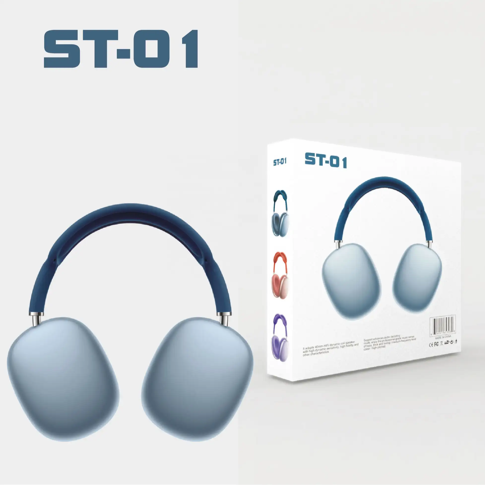 2021 neueste Air PRO Maxs Drahtlose Kopfhörer ST-01 Fabrik Liefern Hohe Qualität Bass Sound Stereo Headset P9