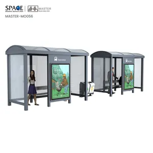 High Quality Road Side Advertising LED Light Box Bus Shelters/Stop/Station