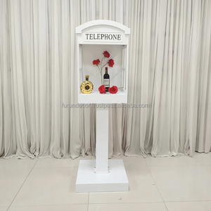 Nouveau personnalisable fer classique cabine téléphonique mariage Banquet cérémonie décor carré blanc minimaliste accessoires de scène - Product Image 1