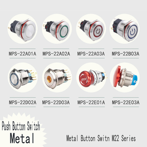 Wintai-tech sakelar tombol tekan <span class=keywords><strong>2</strong></span> Pin 12V, tombol tekan tanpa Nc 19mm sesaat - Product Image 6