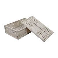 JOIN Caisse pliante incroyablement fine mais solide, conçue pour se plier en un format ultra compact de 36 mm