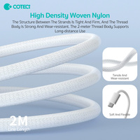 Cable de Carga Magnético Flexible y Resistente al Desgaste COTECi de 140w de Carga Rápida Tipo-C para Macbook
