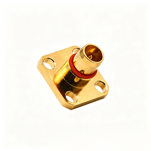 <span class=keywords><strong>BMA</strong></span>-JFD4 DC-18GHz 50Ohm ขั้วต่อ RF แบบสี่รูทรงสี่เหลี่ยม <span class=keywords><strong>BMA</strong></span> ตัวเมีย ชุบทอง สำหรับทดสอบไมโครเวฟ โมดูลสื่อสารเรดาร์ - Product Image 4