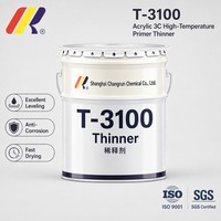 Primaire acrylique T-3100 3C haute température, diluant à séchage rapide, solvant pour revêtement plastique de téléphones portables et ordinateurs portables
