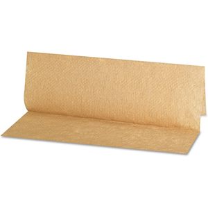 Toallas de Papel Plegadas GEN 1508 de 3 Capas, 9 X 9 9/20, Naturales, Desechables y Absorbentes, Impresas, Multifold, 250 Toallas/Paquete, 16 Paquetes/Contenedor - Product Image 2