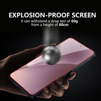 Protection d'écran en verre trempé pour téléphone, luxe, 2.5D, 9H, couverture complète, transparente, protection contre la lumière rouge, pour Honor Win RT