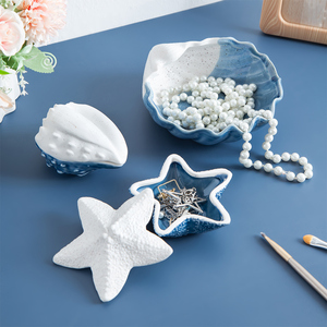 Modern Home Decor Conch <strong>Jewelry</strong> Plate Storage Containers <strong>Ceramic</strong> Make up <strong>Jewelry</strong> Organizer Modern Bedroom Decor Accessories Gift - Product Image 1