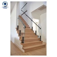 Balustrade en aluminium à fixation facile avec profil en U pour balcon, pince à verre extérieure, murs extérieurs, piscine, espaces intérieurs, maison