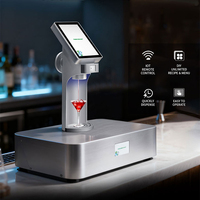 Dispensador de Vino y Cócteles TWBEVERAGE de Fácil Uso, Estilo Mostrador, Integrado, con Panel de Control Inteligente y Escaneo de Código QR