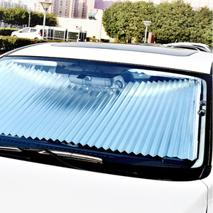 Parasol Retráctil de 65cm 70CM para Parabrisas Delantero de Auto, SUV o Camioneta, Fácil de Usar, con Ventosas, Aislamiento Térmico y Protección UV - Product Image 6