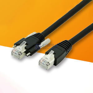 Câble <span class=keywords><strong>de</strong></span> caméra industrielle RJ45 avec verrouillage, chaîne d'énergie haute flexible CAT6 Gigabit <span class=keywords><strong>Ethernet</strong></span> GIGE CCD chaînes d'énergie <span class=keywords><strong>de</strong></span> caméra haute-douce - Product Image 2
