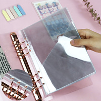 Pochettes de planification A5 personnalisées en PVC transparent pour classeur à spirale et à feuilles mobiles, idéales pour le budgeting et le rangement de documents, écologiques