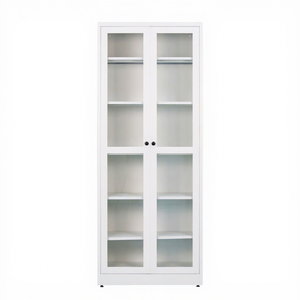 Modern Furniture Steel Sliding Glass Door Filing <b>Cabinet</b> Office <b>Storage</b> Metal File <b>Locker</b> Cupboard - Product Image 5