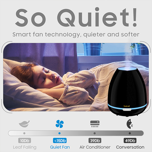 Diffuseur d'huiles essentielles miniature écologique et élégant de 300 ml, diffuseur d'arômes avec lumière LED nocturne, vente en gros d'usine - Product Image 5