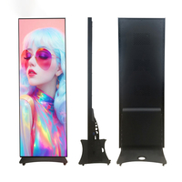 Magasin de vêtements intérieur couleur affiche LED affichage P1.86 P2 P2.5 étage debout écran numérique SDK affiche Led affichage