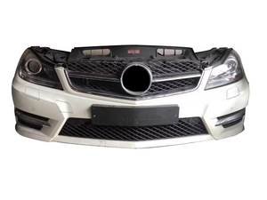 Kit carrosserie style A-<span class=keywords><strong>MG</strong></span> C63 pour Mercedes-Benz Classe C W204 2008-2013 PP Facelift, pare-chocs avant, pare-chocs arrière, diffuseur arrière, jupes latérales - Product Image 2