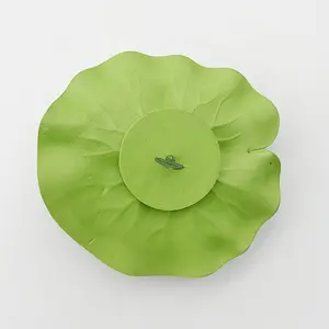 Ins — fleur artificielle flottante en plastique, ornement décoratif pour jardin de lotus, piscine